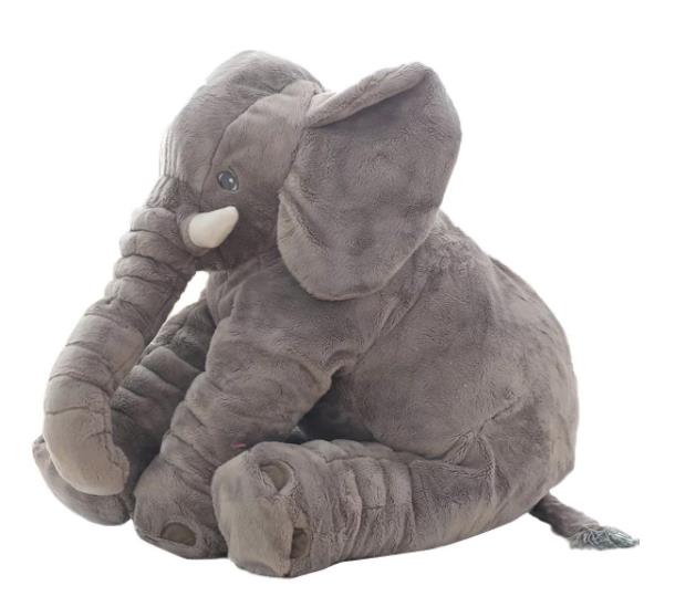 Baby Soft Plush Elephant Sleeping Pillow Kids Lumbar Cushion Toy Large Size UPC:606794097273