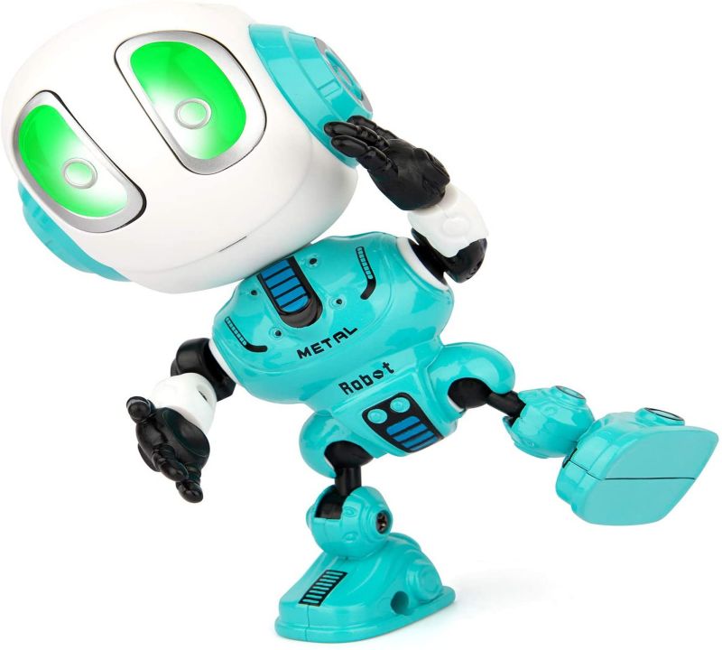 Fuwidvia Rechargeable Talking Robots Toys for Kids - Metal Robot Kit with Sound